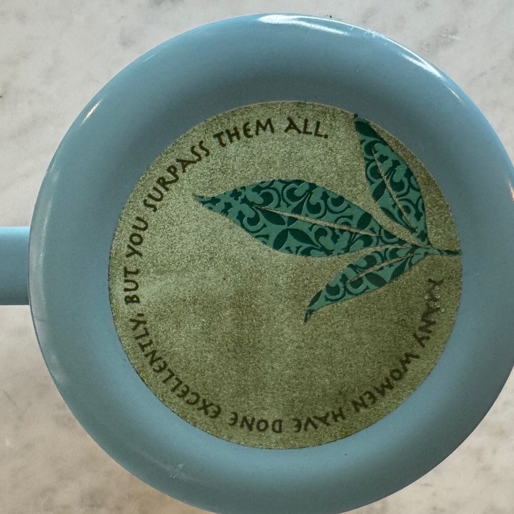 Abbey Gift Coffee Mug Tea Cup Warmer Lid You Are An Amazing Woman Blue - Picture 3 of 5